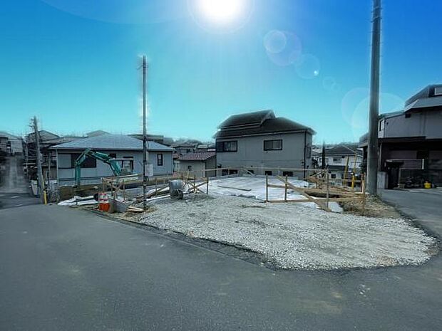 2月下旬撮影 高台のため、風通しが良い立地です。