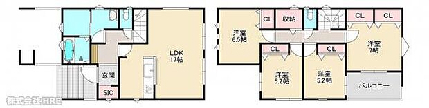 2号棟 洗面所と脱衣所が分かれており、朝の身支度や家事の際に便利です。