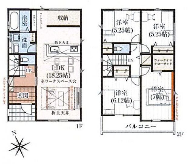 6号棟 キッチン裏の収納は大容量でパントリーとしてもお使いいただけます。