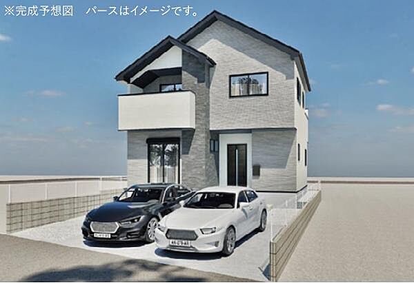 高級感あふれる外観。9月頃完成の予定です。