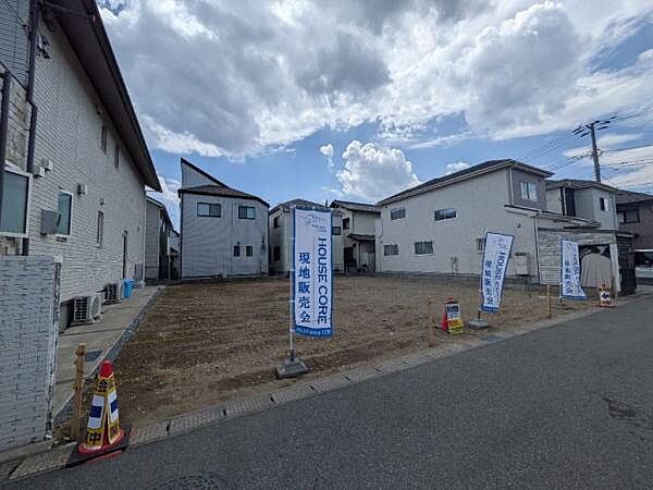 7/25撮影 約34坪超えの全2区画。お問合せはお気軽に。