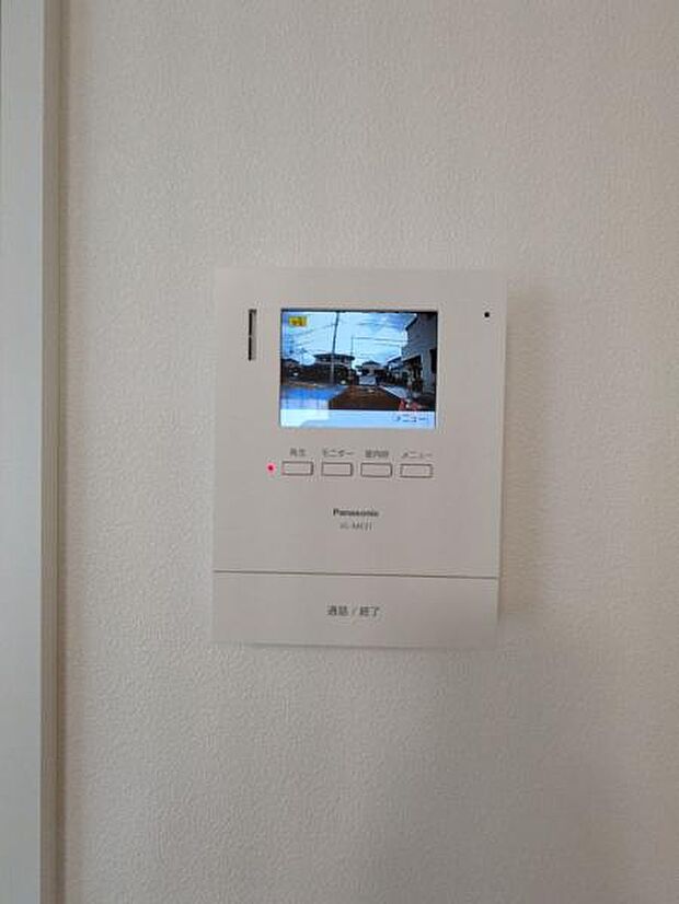 通話や録画も簡単なTVモニター付きインターフォンです。
