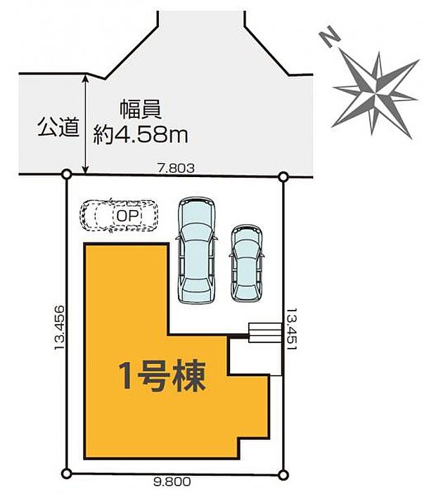 駐車スペースは車種により2台、オプションで3台駐車も可能です。(車種制限あり)