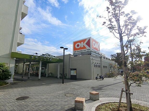 オーケー 千草台店まで徒歩16分