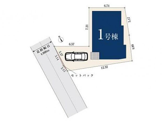 駐車スペースは1台分。好立地ながら車も所有できるのが嬉しいですね。