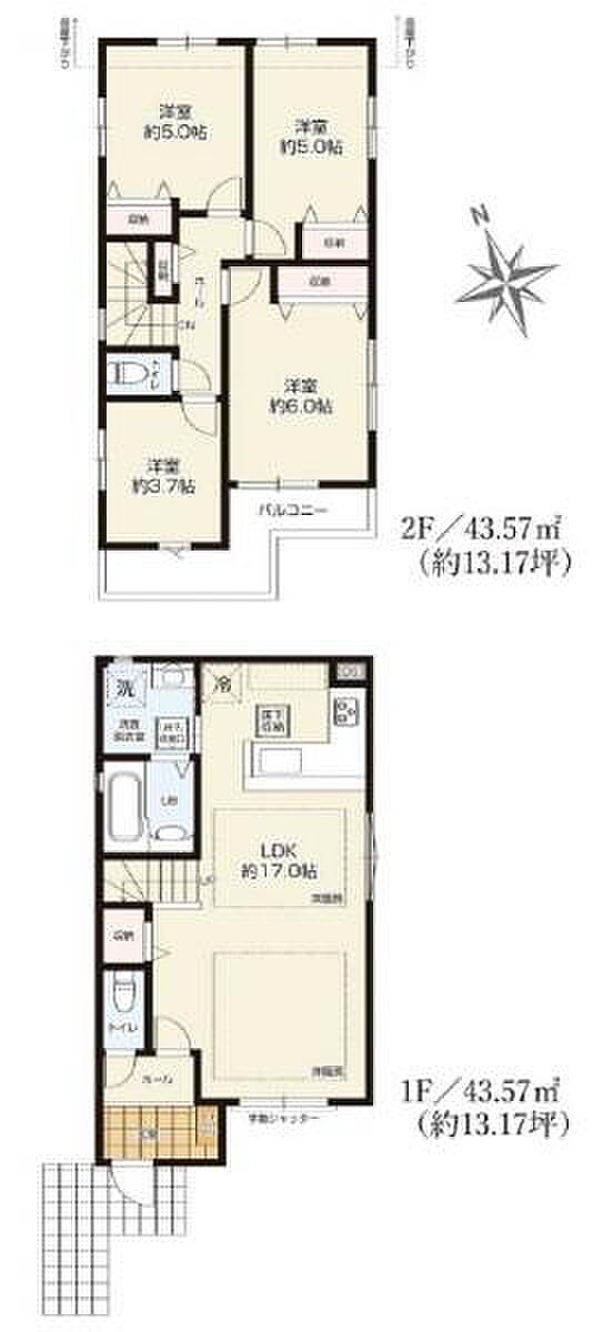 3号棟 リビングには足元から温めてくれる床暖房搭載。