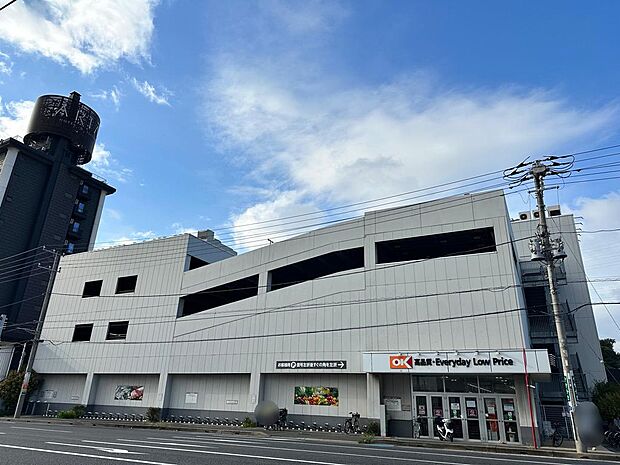スーパー オーケー 千葉中央店まで徒歩12分