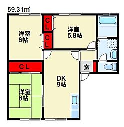 ハイツ新町 2階