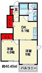 マーベラス・コートS D棟 1階