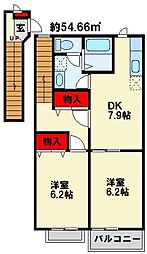 ソレアード本城 A棟 2階