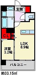 間取図画像 1LDK