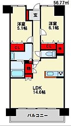 折尾ガーデンヒルズ 9階/-