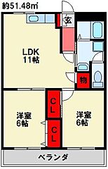 物件の間取り