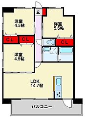 物件の間取り