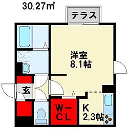 ヴィアンジュ黒崎 2階