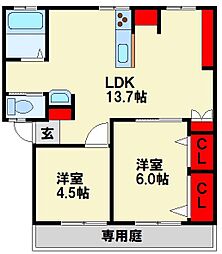 サンシティアイ A棟 1階