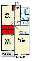 物件の間取り