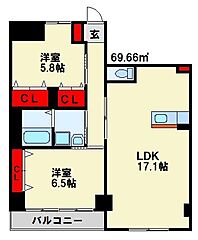 物件の間取り