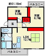 物件の間取り