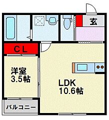 物件の間取り