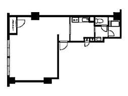 トーア新富マンションの間取図画像