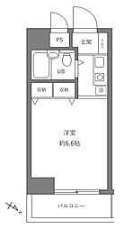 グランドゥール浅草 ワンルームの間取図画像