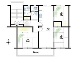 間取図画像 3LDK