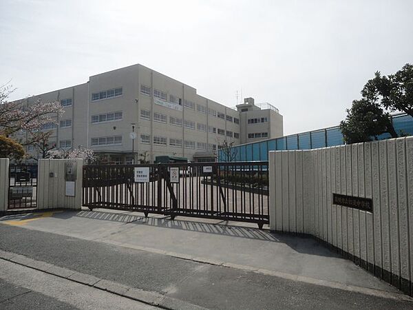 高槻市立如是中学校（738m）