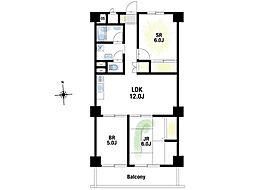 間取図画像 2SLDK