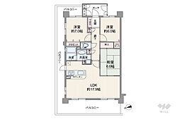 間取図画像 3LDK