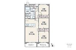 間取図画像 3LDK