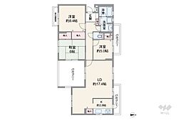 間取図画像 3LDK