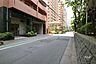 周辺：敷地北側の前面道路