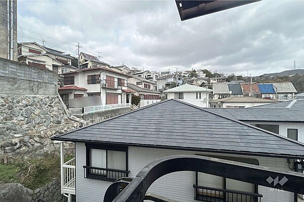 バルコニーからの眺め（北西方向）［2026年2月16日撮影］