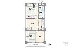間取図画像 3LDK