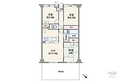 間取図画像 3LDK