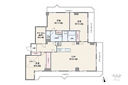 間取図画像 3SLDK