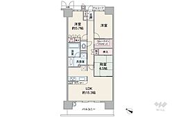 宝塚エリー 3LDKの間取図画像