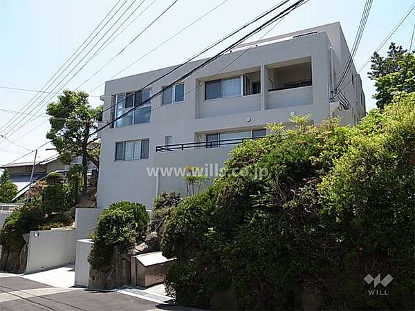 ペイサージュ宝塚寿楽荘の外観（北西側から）