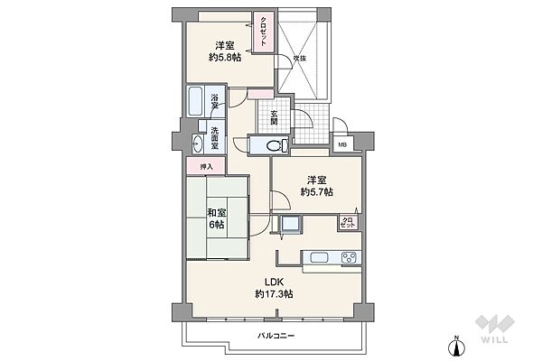 間取り：328000685605