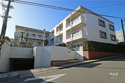 外観：逆瀬川向陽ハイツの外観（北東側から）