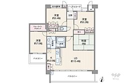 ルネシーズンズガーデン西宮名塩1号棟 4LDKの間取図画像