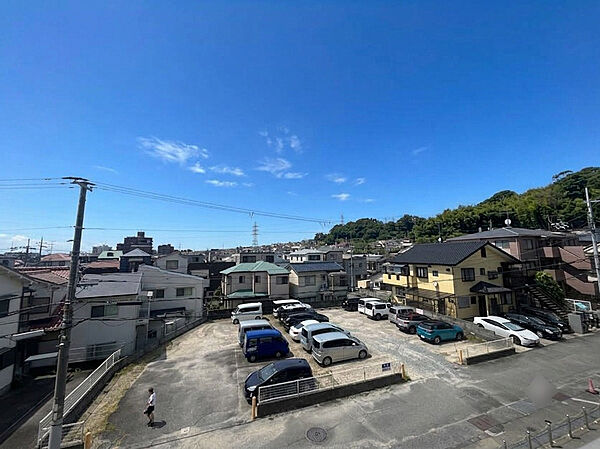 バルコニーからの眺め（南方向）［2026年8月9日撮影］
