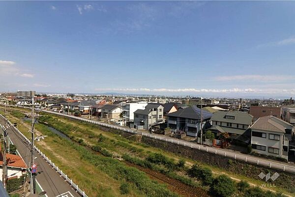 バルコニーからの眺め［2026年8月17日撮影］