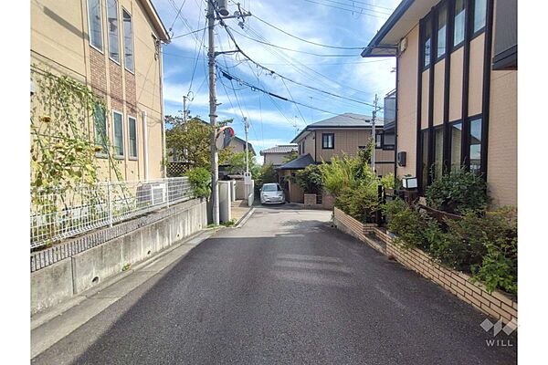 物件の前面道路［2026年8月20日撮影］