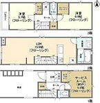 川崎市中原区市ノ坪 3階建 築2年のイメージ