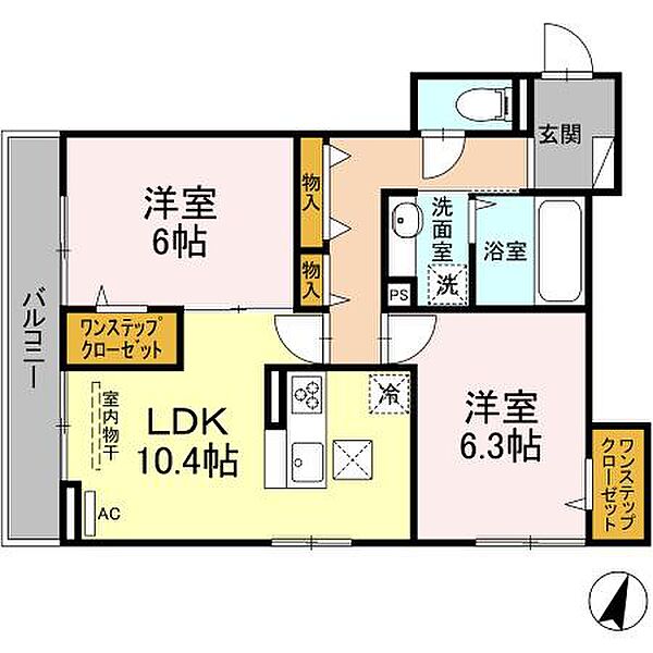 同じ建物の物件間取り写真 - ID:214054458697