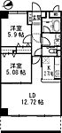 川崎市多摩区宿河原3丁目 6階建 築17年のイメージ