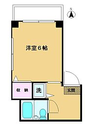 JR埼京線 赤羽駅 徒歩12分の賃貸マンション 3階1Kの間取り