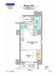 東京メトロ日比谷線 入谷駅 徒歩6分の賃貸マンション 2階1LDKの間取り